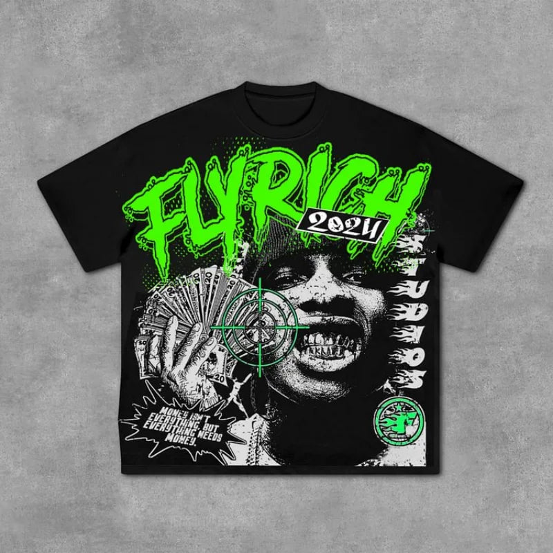 Tee-shirt Fly Rich Abstract