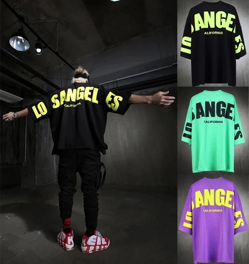 Tee-shirt Oversize Zomer Los Angeles