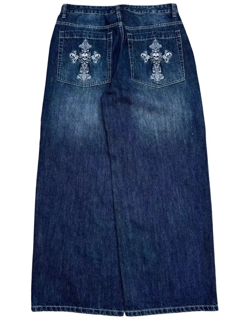 jeans impression design Harajuku