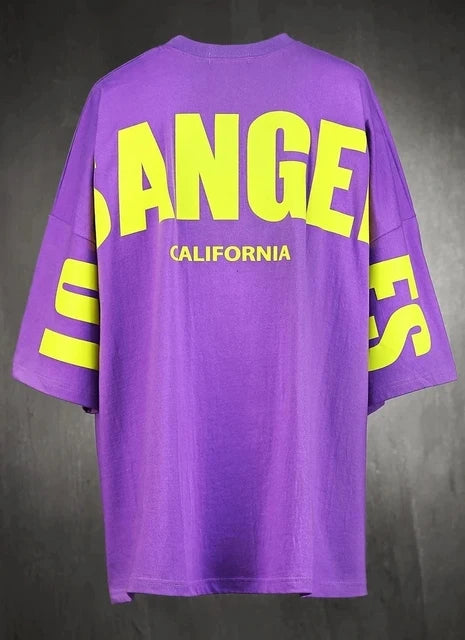 Tee-shirt Oversize Zomer Los Angeles