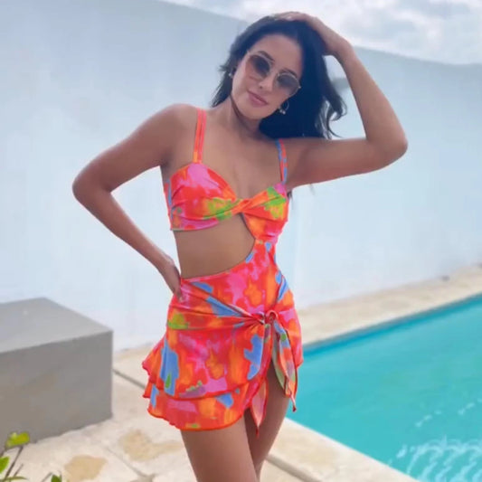 Bikini set 3 pièces Shiny