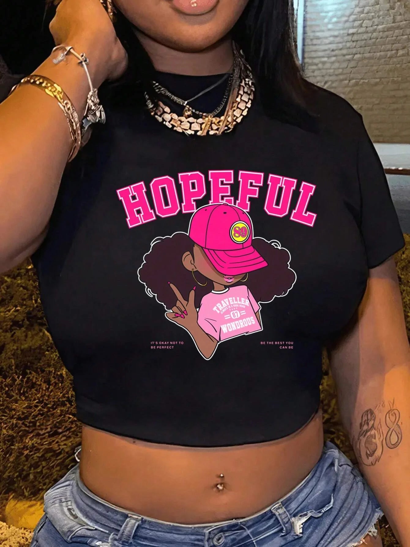 Crop Top Y2k Casual Harjuku