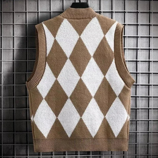 Gilet Tricotés Sans Manches