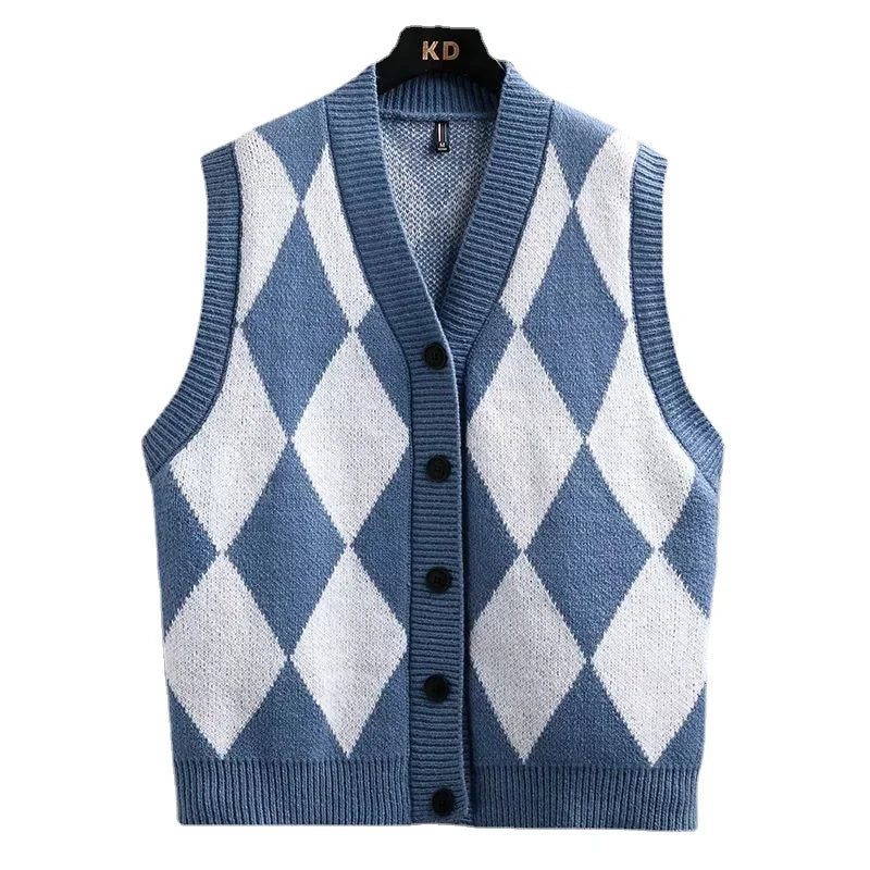 Gilet Tricotés Sans Manches