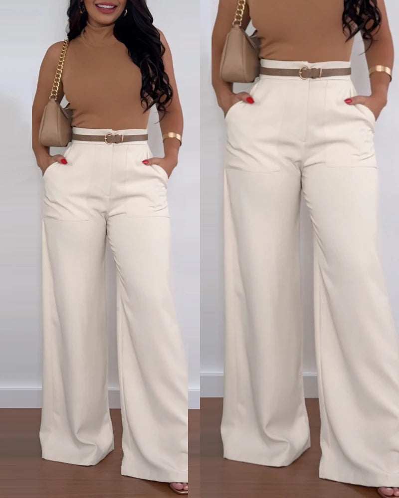Pantalon Évasé