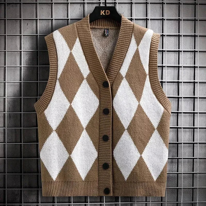 Gilet Tricotés Sans Manches