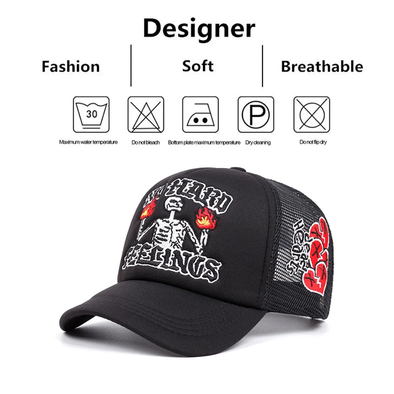 Casquette Rouge Amour Snapback