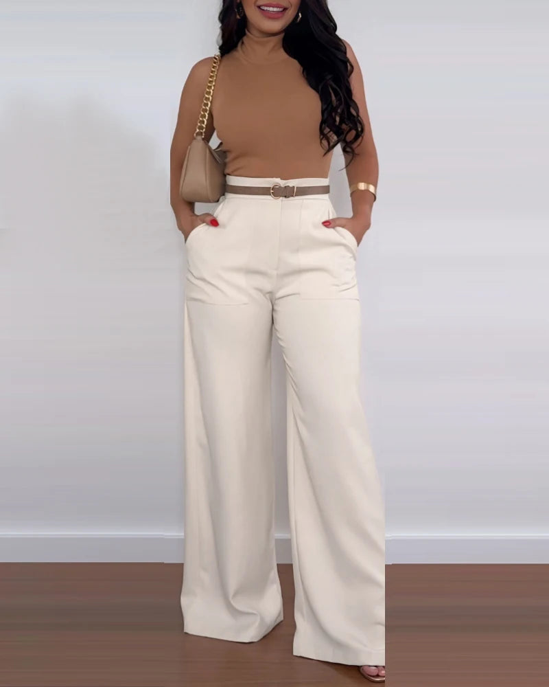 Pantalon Évasé