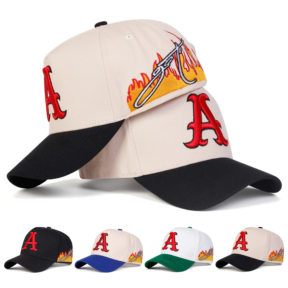 Casquettes Broderie Côté Flamme