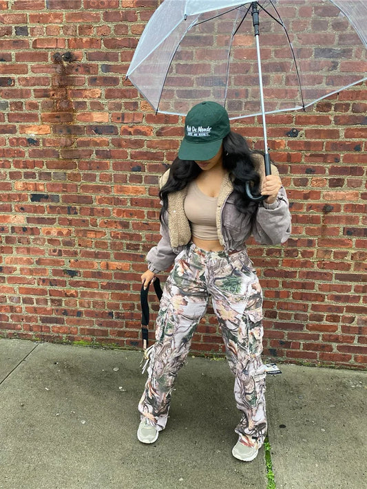 Cargo Imprimé Fleur