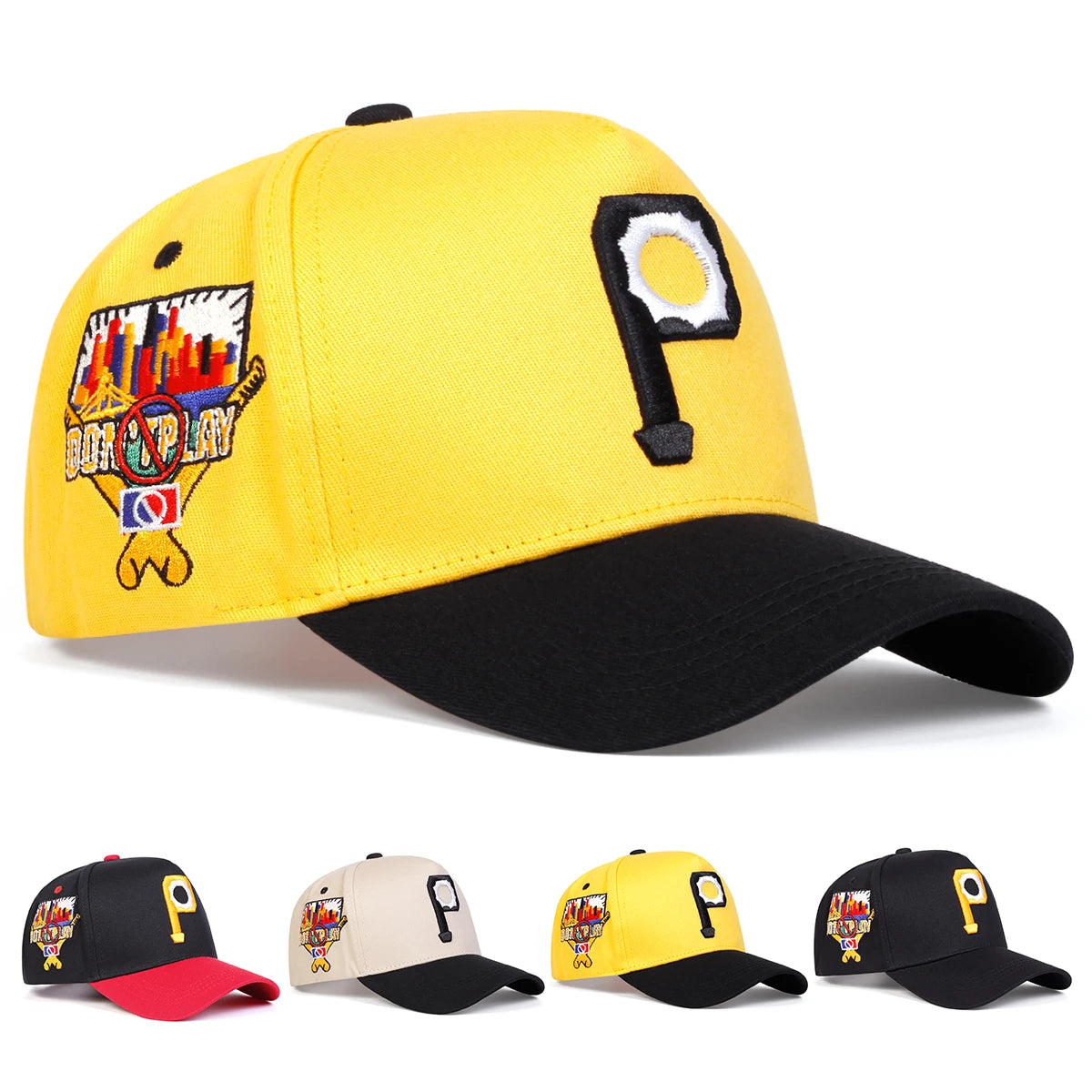 Casquette Embroidery Letter P