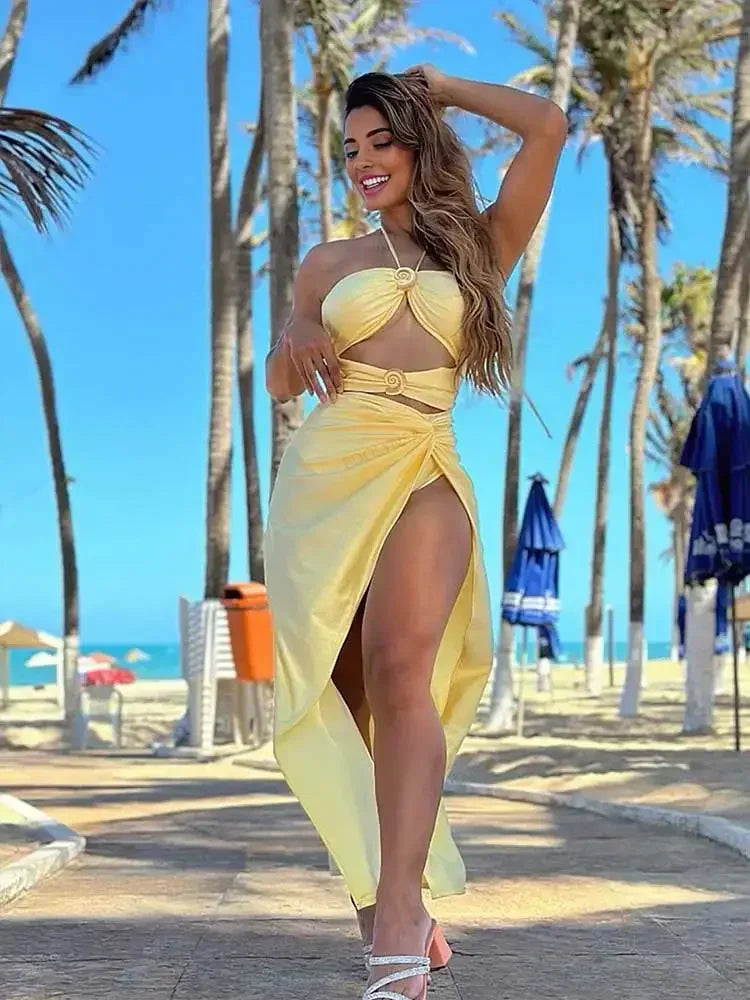 Swim Set Sexy 2 Pièces – Fente Haute