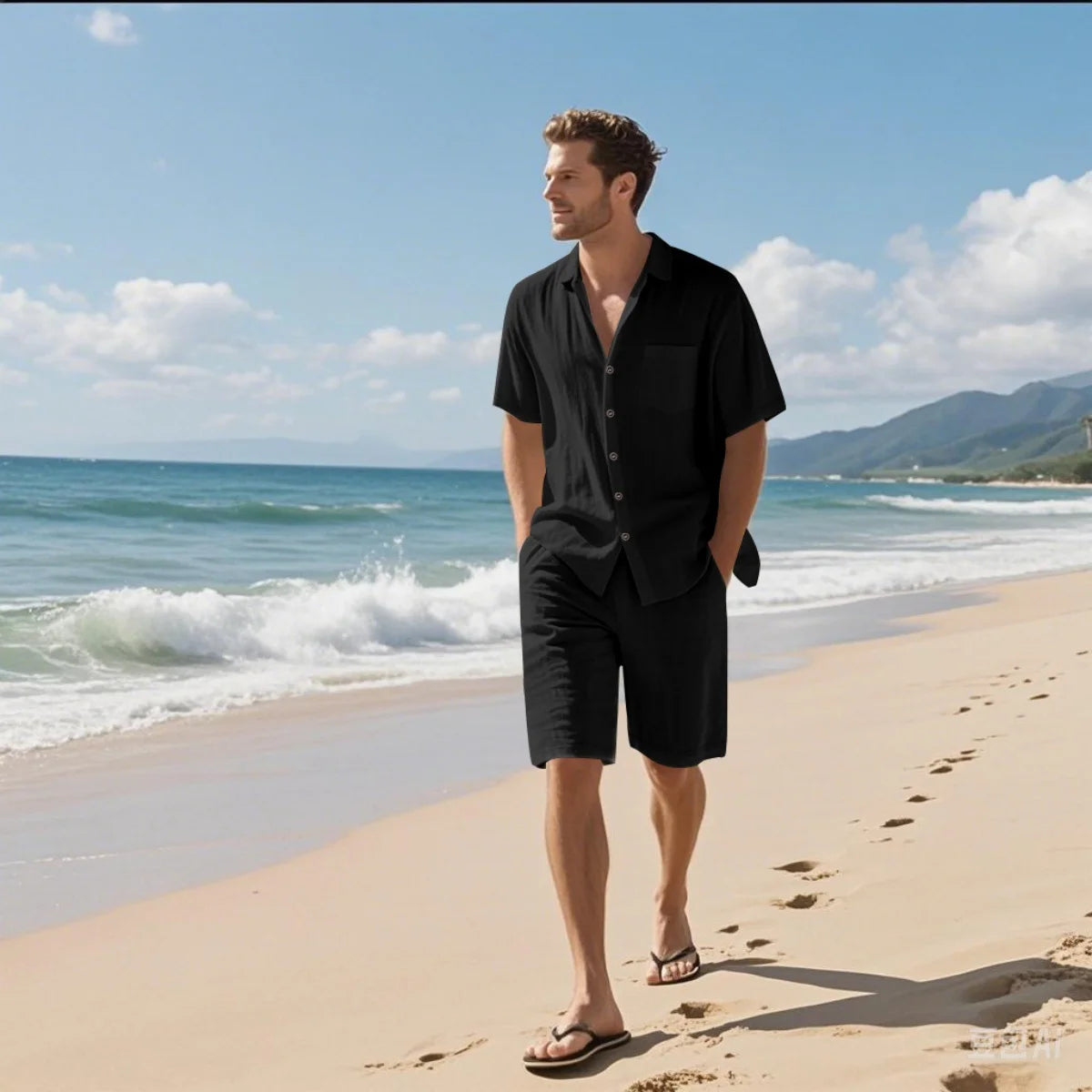 Duo Plage Vintage Homme