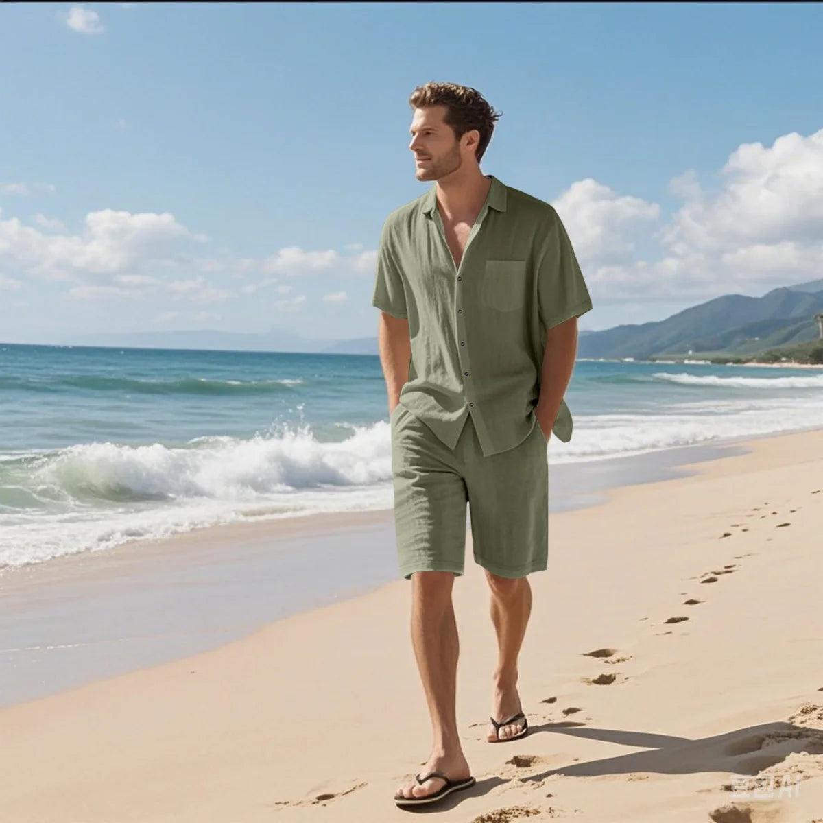 Duo Plage Vintage Homme